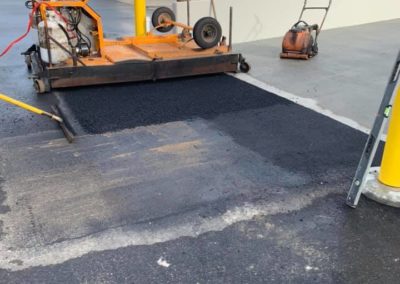 Commercial patch repair and infrared parking lot paving